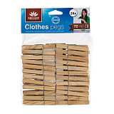Kolíčky dřevěné na prádlo 7 cm 24 ks