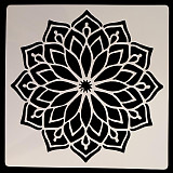 Šablony na malování: mandala 15 x 15 cm