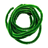 Plyšové drátky 2 m - zelená střední