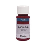 Barvy nezažehlovací na textil a sítotisk - vínová 50 ml