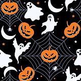 Ubrousek na decoupage - vzor 2516 Halloween, dýně, strašidla
