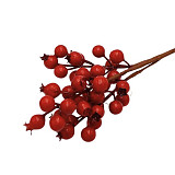 Dekorace - bobule červené, šípky 34 cm