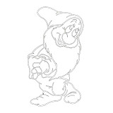 Obrázek pro děti B/D 43 - Trpaslík Stydlín