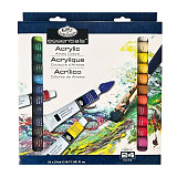 Akrylové barvy sada 24 ks x 21 ml