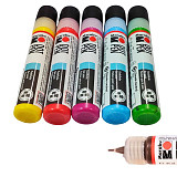 Akrylová barva DOT PEN Marabu - hnědá