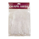 Peří dekorační bílé 10 g