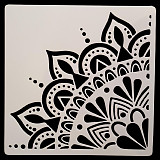 Šablony na malování: mandala 15 x 15 cm