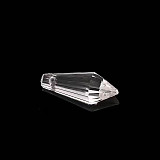 Broušenka skleněná kapka 20x9 mm / 1 ks