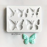 Forma silikonová - 5x Motýlci jaro