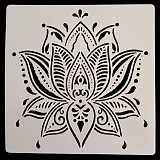 Šablony na malování: mandala 15 x 15 cm