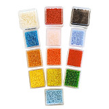 11/0 Korálky TOHO 10 g cca. 1000 ks - sortiment: