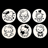 Šablony na malování: Hello Kitty 8 cm / 6 ks