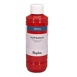 Barvy nezažehlovací na textil a sítotisk - červená 250 ml