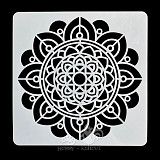 Šablony na malování: mandala malá