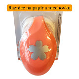 Raznice na papír a mechovou gumu - Květ 2,5 cm