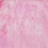Sklo 15 x 15 cm poloopál Yang - růžová melír pink