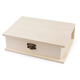 Dřevěná krabička 17,5x12,5x5,5cm