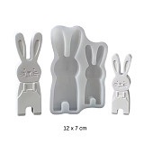 Forma silikonová - 2 velikonoční zajíčci