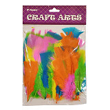 Peří dekorační barevné 10 g