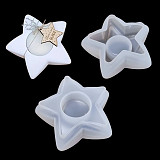 Forma silikonová - Hvězda svícen 10 cm, poslední 1 ks