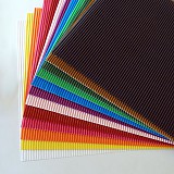 Vlnitý papír - barevný sortiment: