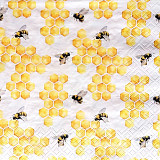 Ubrousek na decoupage - vzor 0504 včely a med