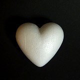 Srdce polystyren plné 5 cm