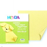 Origami papíry 10x10cm žlutý / 100 ks