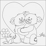 Obrázek pro děti A/P č. 7 medvídci