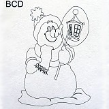 Obrázek pro děti B - sněhulák s lucernou