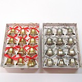 Zvonečky 25 mm / 1 ks stříbrný nebo zlatý