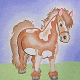 Obrázek pro děti B/D 25 - kůň
