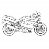 Obrázek pro děti C/A 11 motorka
