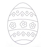 Obrázek pro děti A6 č. 8 vajíčko kytky