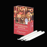 Svíčky stromkové 12 ks bílé