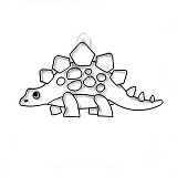 Plastová předloha stegosaurus