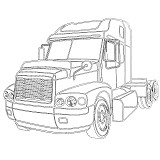 Obrázek pro děti B/A 17 kamion