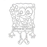 Obrázek pro děti B/D 49 - Spongebob