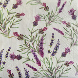 Ubrousek na decoupage - vzor 0131 levandule