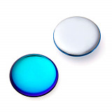 Kabošon skleněný modrý 20 mm