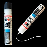 Reliéfní kontury na sklo a porcelán - bílá