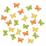 Dřevěné dekorace - motýlci 24 ks