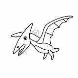 Plastová předloha pteranodon