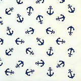 Ubrousek na decoupage - vzor 2023 modrá kotva