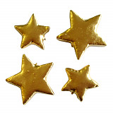 Vánoční hvězdy zlaté 4 ks
