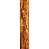 Bavlněná stuha dekor dřevo š. 40 mm okr