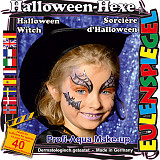 Barvy na obličej a tělo 4ks - Halloween, čarodějnice