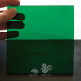 Sklo Spektrum 15 x 15 cm průhledná zelená smaragd
