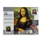 Malířské plátno předtištěné 36x28 cm Mona Lisa, sada barev, štětce