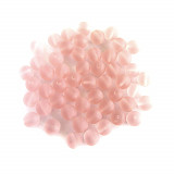 Korálky skleněné 8mm - růžové mat 10 ks